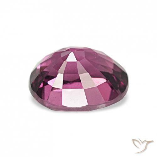 Granato rodolite Viola medio naturale da 1.25 ct, Ovale, VVS-VS