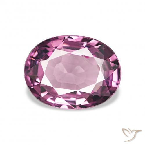 1.26ct Viola rossastro Granato rodolite, Ovale, VVS-VS