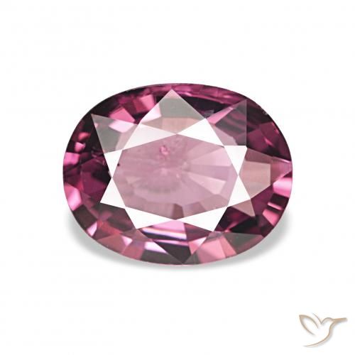 1.13ct Viola rossastro scuro Granato rodolite, Ovale, VVS-VS
