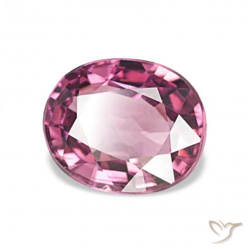 Granato rodolite Viola medio naturale da 1.54 ct, Ovale, VVS-VS