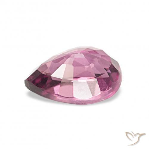 Granato rodolite Uva naturale da 1.16 ct, Forma a pera, VVS-VS