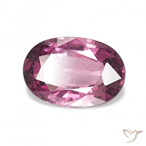Granato rodolite Rosa violetto naturale da 1.34 ct, Ovale, VS