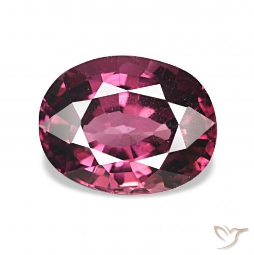 1.65ct Viola scuro Granato rodolite, Ovale, VVS-VS