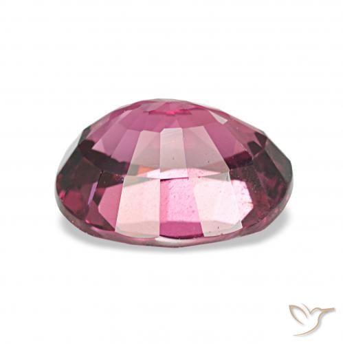 Granato rodolite Viola scuro naturale da 1.65 ct, Ovale, VVS-VS