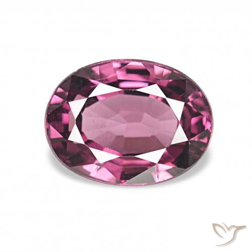 1.34ct Viola rossastro Granato rodolite, Ovale, VVS-VS