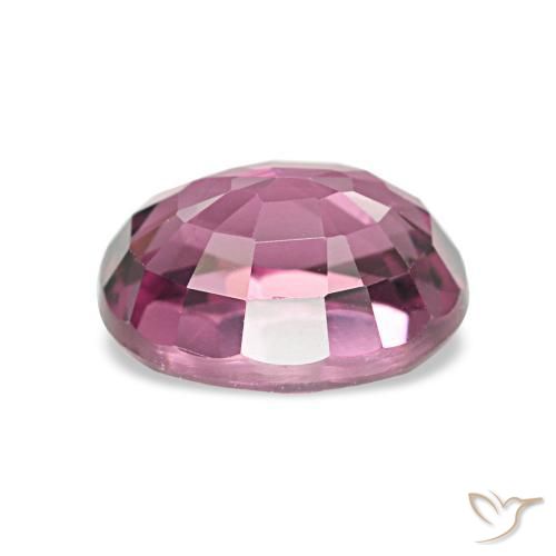Granato rodolite Viola rossastro naturale da 1.34 ct, Ovale, VVS-VS