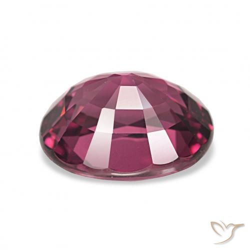 Granato rodolite Viola bacca brillante naturale da 2.41 ct, Ovale, VVS-VS