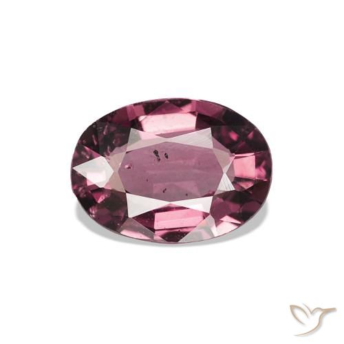 0.82ct Magenta-rosa scuro Dark Granato rodolite, Ovale, VS-SI