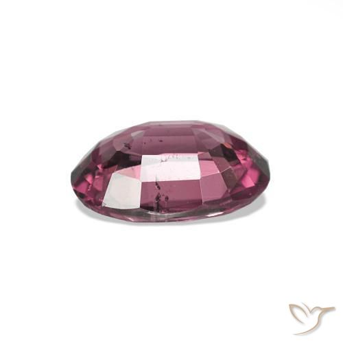 Granato rodolite Magenta-rosa scuro Dark naturale da 0.82 ct, Taglio ovale, VS-SI