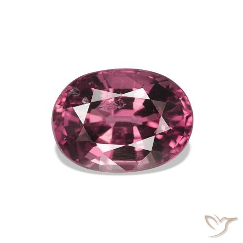 1.18ct Rosso lampone Granato rodolite, Ovale, VS-SI