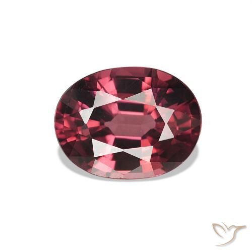 1.15ct Medium Dark-Red Granato rodolite, Ovale, VVS-VS