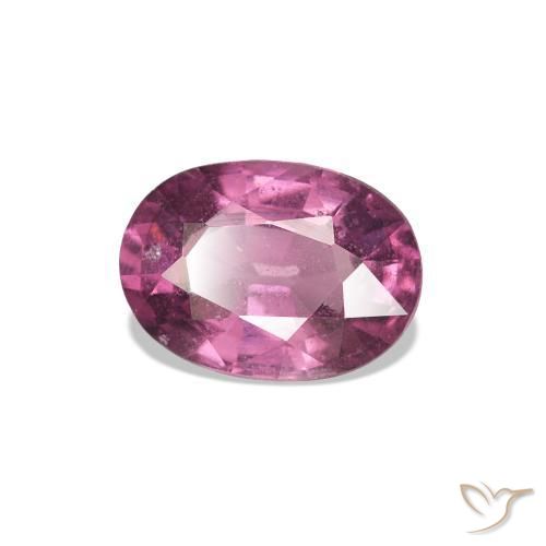 Granato rodolite Viola medio naturale da 1.01 ct, Ovale, VS-SI