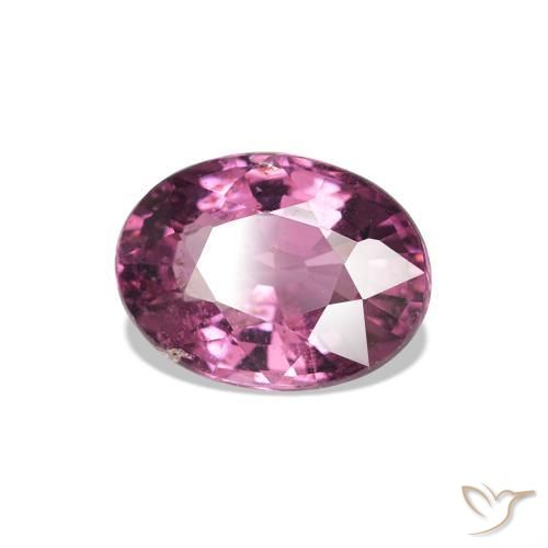 Granato rodolite Medium Dark-Purple naturale da 0.92 ct, Ovale, VS-SI