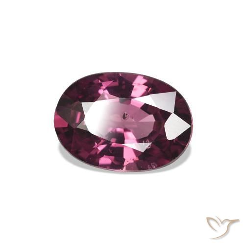 Granato rodolite Viola medio naturale da 0.96 ct, Taglio ovale, VS-SI