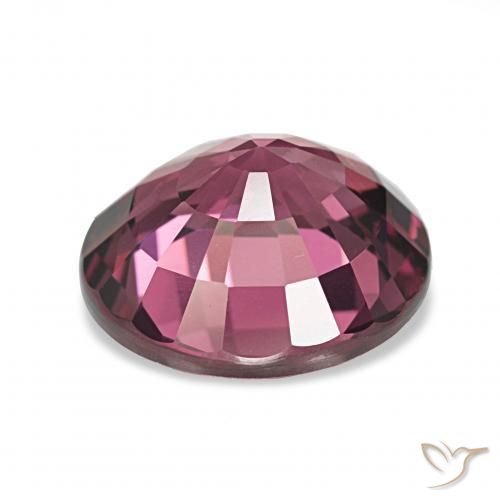 Granato rodolite Magenta-Rosa naturale da 4.09 ct, Ovale, VVS