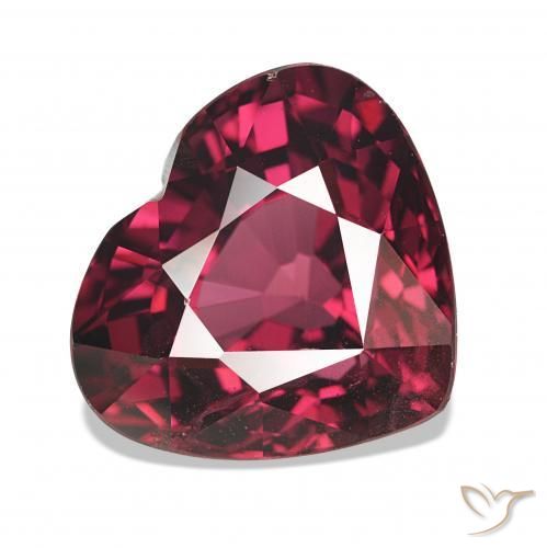 Granato rodolite Rosso lampone naturale da 4.31 ct, Cuore, VS