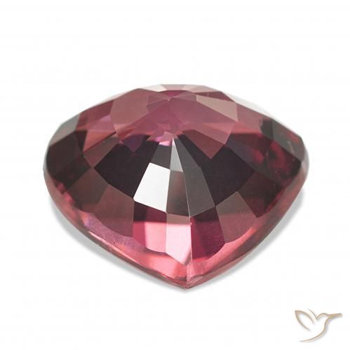 Granato rodolite Rosso scuro naturale da 4.64 ct, Cuore, VVS-VS