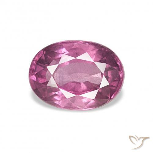 1.16ct Viola rossastro Granato rodolite, Ovale, VS