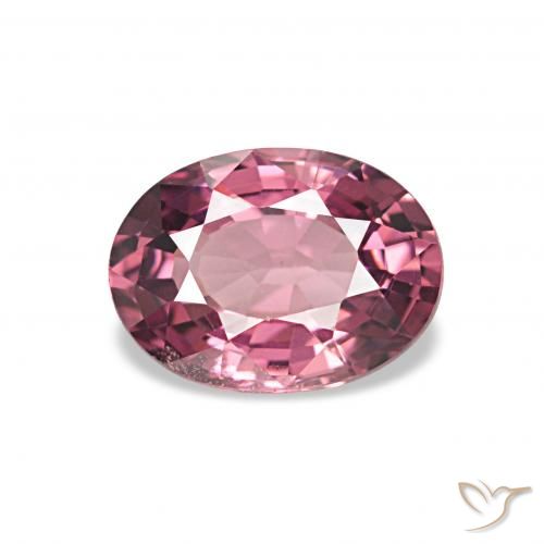 1.05ct Rosa medio Granato rodolite, Ovale, VVS-VS