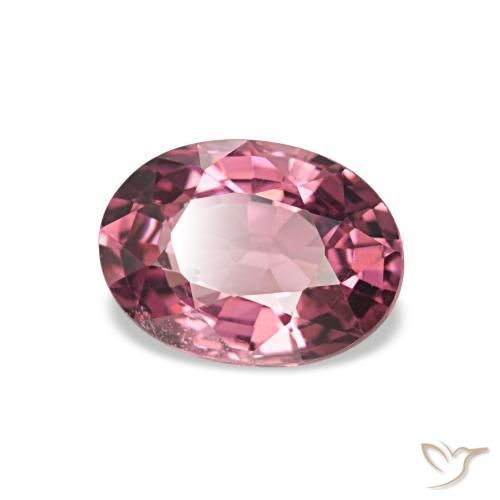 Granato rodolite Rosa medio naturale da 1.05 ct, Ovale, VVS-VS