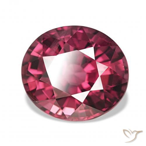 Granato rodolite Viola rossastro naturale da 4.24 ct, Ovale, VS