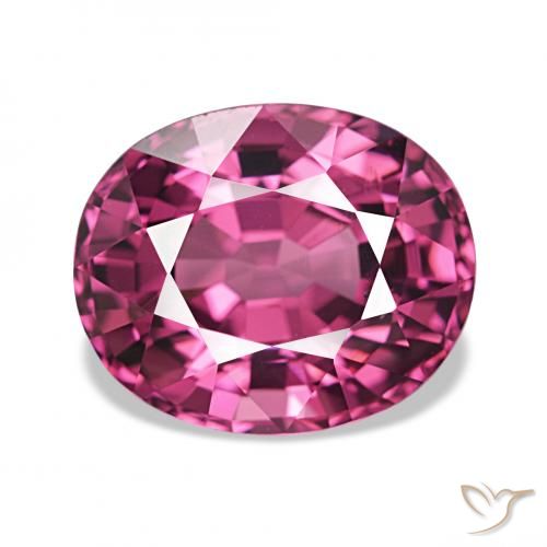 4.27ct Rosa Bacca Viola Granato rodolite, Ovale, VS
