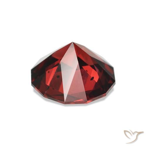 Granato rodolite Rosso intenso naturale da 1.74 ct, Rotondo, VS