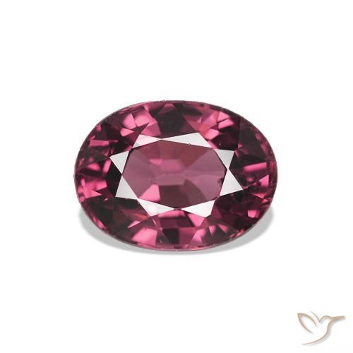 1.18ct Rosso lampone Granato rodolite, Ovale, VS
