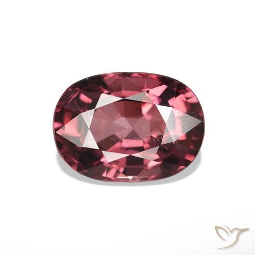 1.20ct Medium Dark-Red Granato rodolite, Ovale, VS