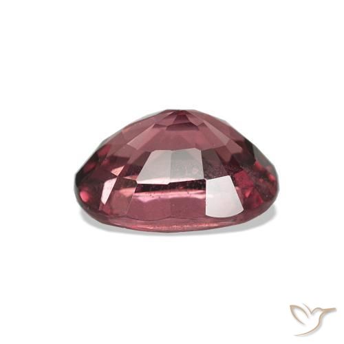 Granato rodolite Medium Dark-Red naturale da 1.20 ct, Taglio ovale, VS