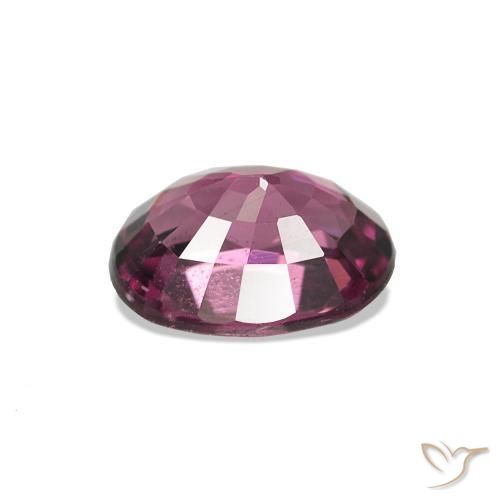 Granato rodolite Viola scuro naturale da 0.99 ct, Ovale, VS