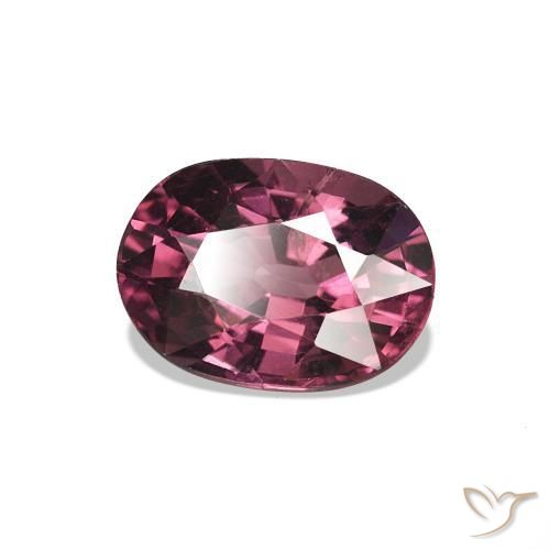 Granato rodolite Medium Dark-Red naturale da 1.10 ct, Ovale, VS