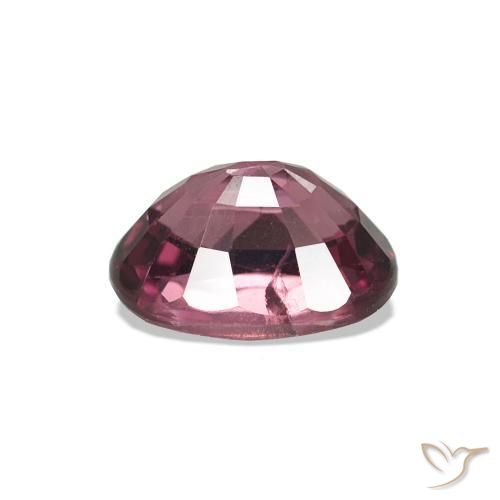Granato rodolite Medium Dark-Red naturale da 1.10 ct, Ovale, VS