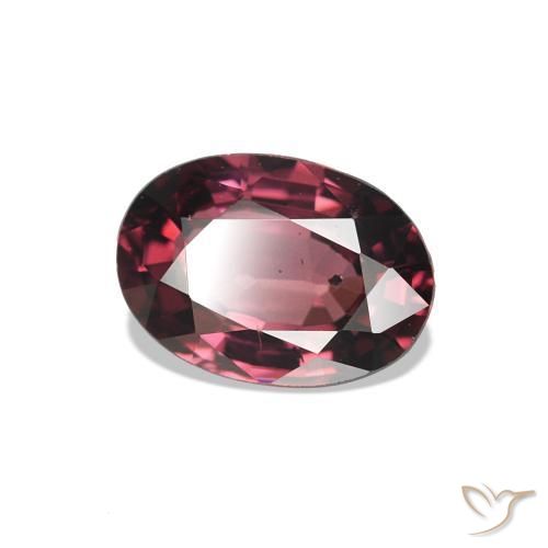 Granato rodolite Rosso scarlatto naturale da 1.06 ct, Taglio ovale, VS