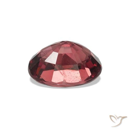 Granato rodolite Rosso medio naturale da 1.11 ct, Taglio ovale, VS