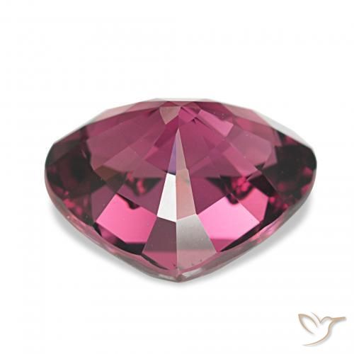Granato rodolite Rosso lampone naturale da 4.35 ct, Cuore, VVS-VS