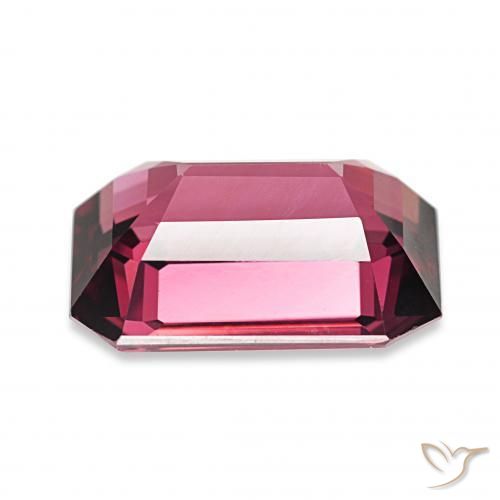 Granato rodolite Magenta intenso naturale da 4.60 ct, Ottagonale / Taglio smeraldo, VVS-VS