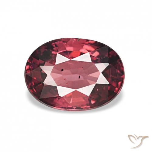 1.01ct Rosso scarlatto Granato rodolite, Ovale, VS