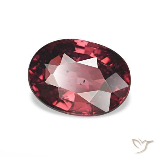 Granato rodolite Rosso scarlatto naturale da 1.01 ct, Ovale, VS