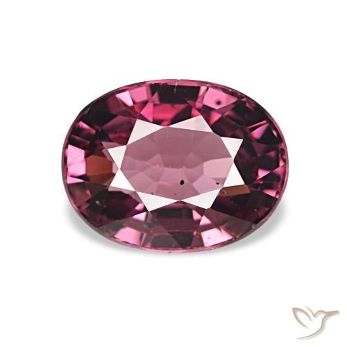 Granato rodolite Rosso lampone naturale da 1.19 ct, Ovale, VS