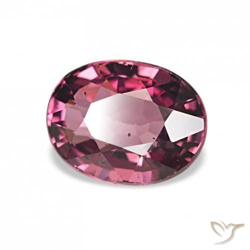 Granato rodolite Rosso lampone naturale da 1.19 ct, Ovale, VS