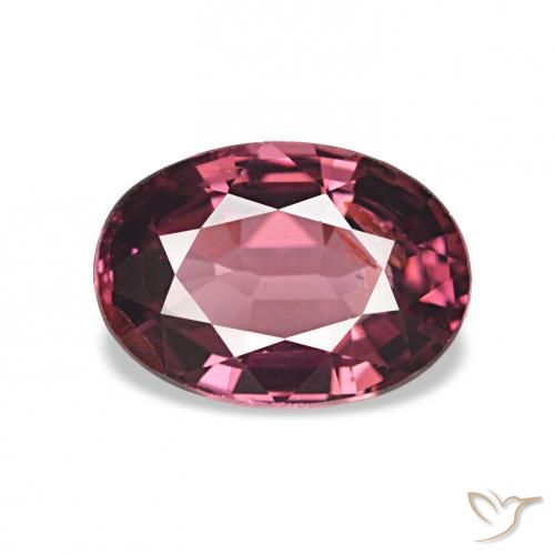 Granato rodolite Rosso medio naturale da 1.05 ct, Ovale, VS