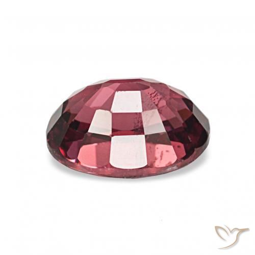 Granato rodolite Rosso scuro naturale da 1.21 ct, Ovale, VS