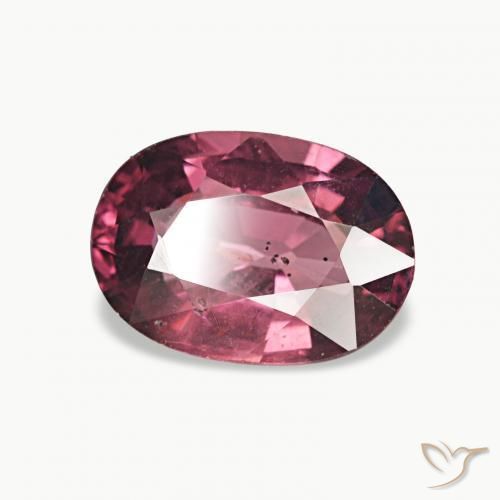 Granato rodolite Rosso medio naturale da 1.15 ct, Ovale, VS