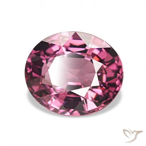 Granato rodolite Rosso lampone naturale da 2.05 ct, Taglio ovale, VVS