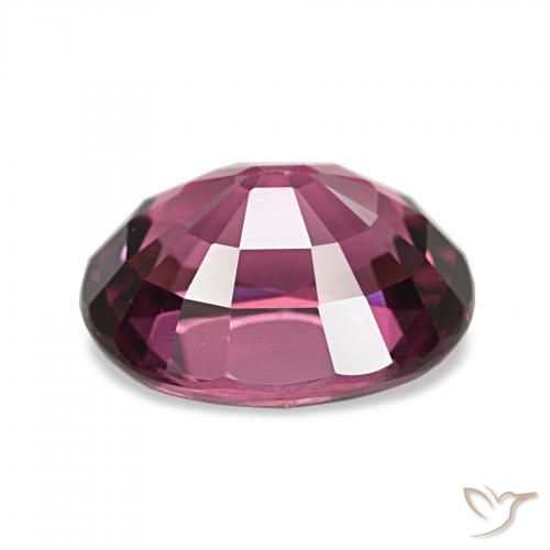 Granato rodolite Viola scuro naturale da 2.60 ct, Taglio ovale, VVS