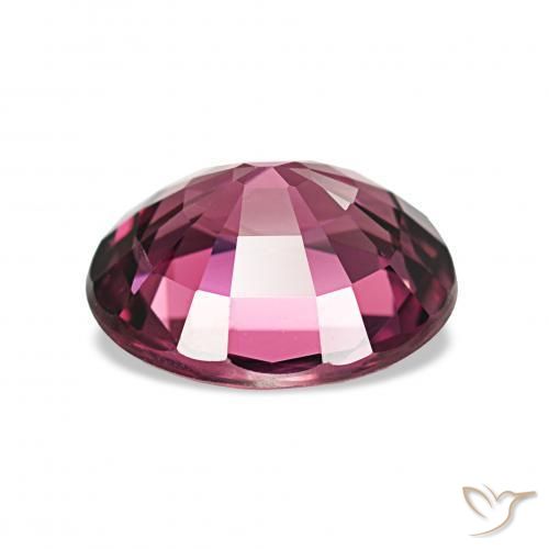 Granato rodolite Rosso purpureo naturale da 2.59 ct, Taglio ovale, VVS