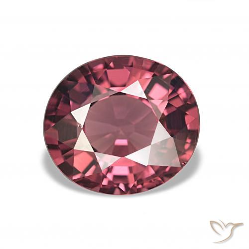 2.85ct Rosso scarlatto Granato rodolite, Ovale, VS