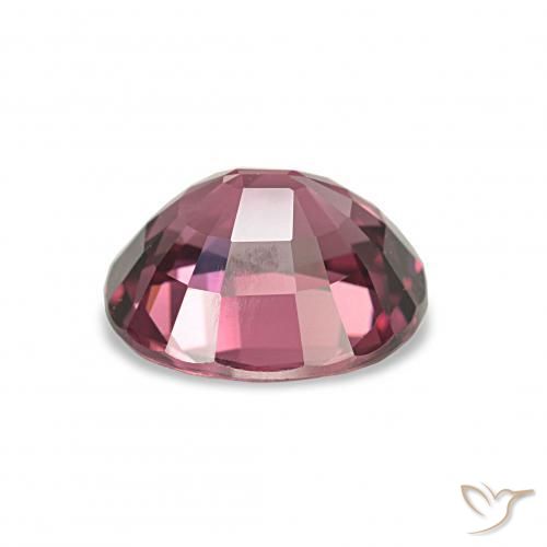 Granato rodolite Magenta intenso naturale da 2.65 ct, Ovale, VVS-VS