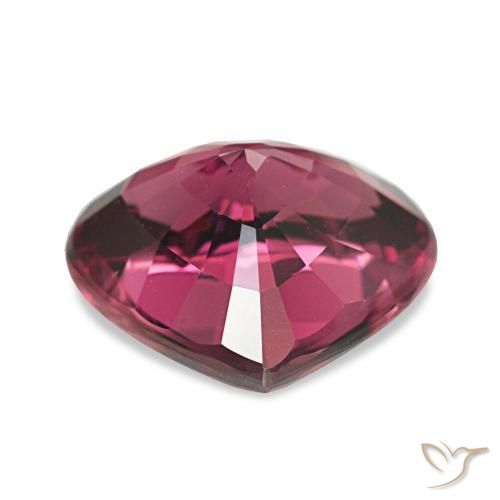 Granato rodolite Rosso scuro naturale da 4.02 ct, Cuore, VVS-VS